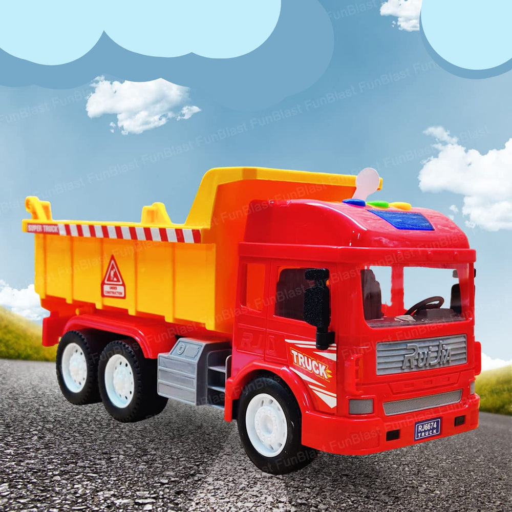 Fricite Kiepwagen voor Kinderen – Licht, Geluid en Sterke Bouwkwaliteit