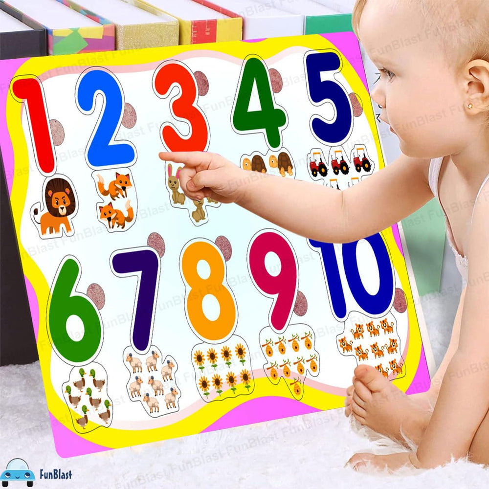 Houten Puzzel Set Kind – Educatieve Puzzels (6-in-1, 3+)
