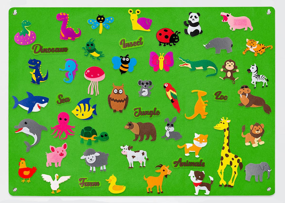 PlayCraft FeltBoard – Educatief Viltbord voor Kinderen, Stimuleer Creativiteit & Motoriek