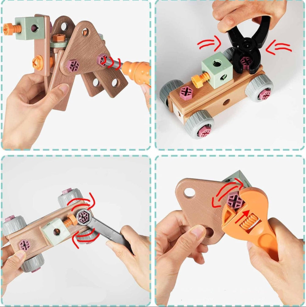 Gereedschapsset Kinderen – Speelgoed Toolset met Koffer (3+ Jaar)