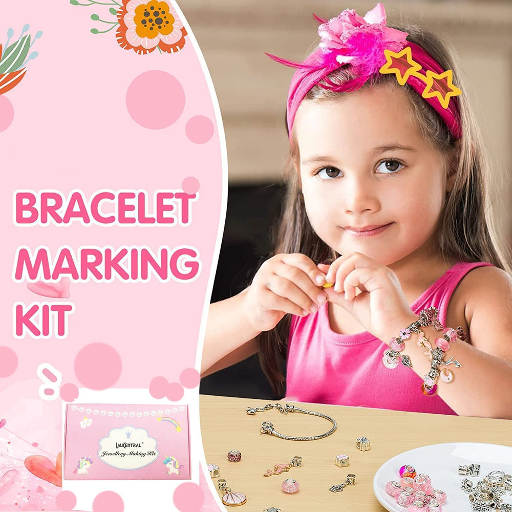 DIY Armbanden Creatie Set voor Kinderen – Kralen & Bedeltjes Sieradenkit