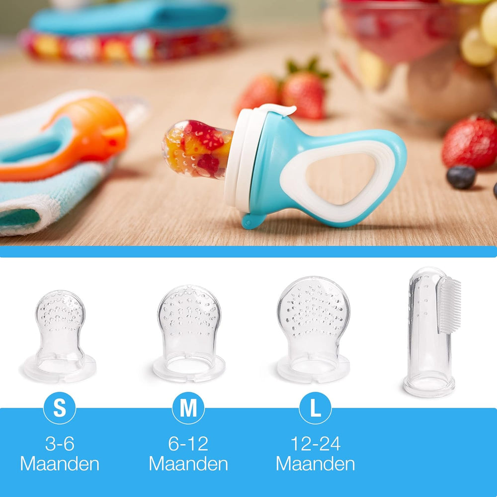 Veilige Voedingsspeen voor Baby's 1+1 gratis – FruityBite van LiloBébé | Ideaal bij Eerste Hapjes & Doorkomende Tandjes