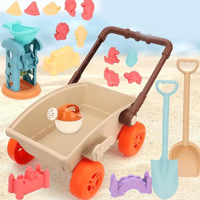Strandkar Speelgoed Set voor Peuters – Bouw, Speel en Ontdek | SunJoy