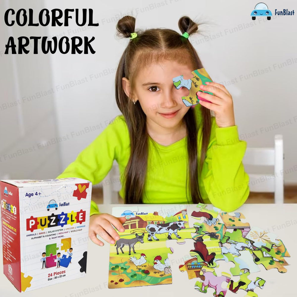 Dierenpuzzel 30 Stuks – Educatieve Kinderpuzzel vanaf 3 Jaar