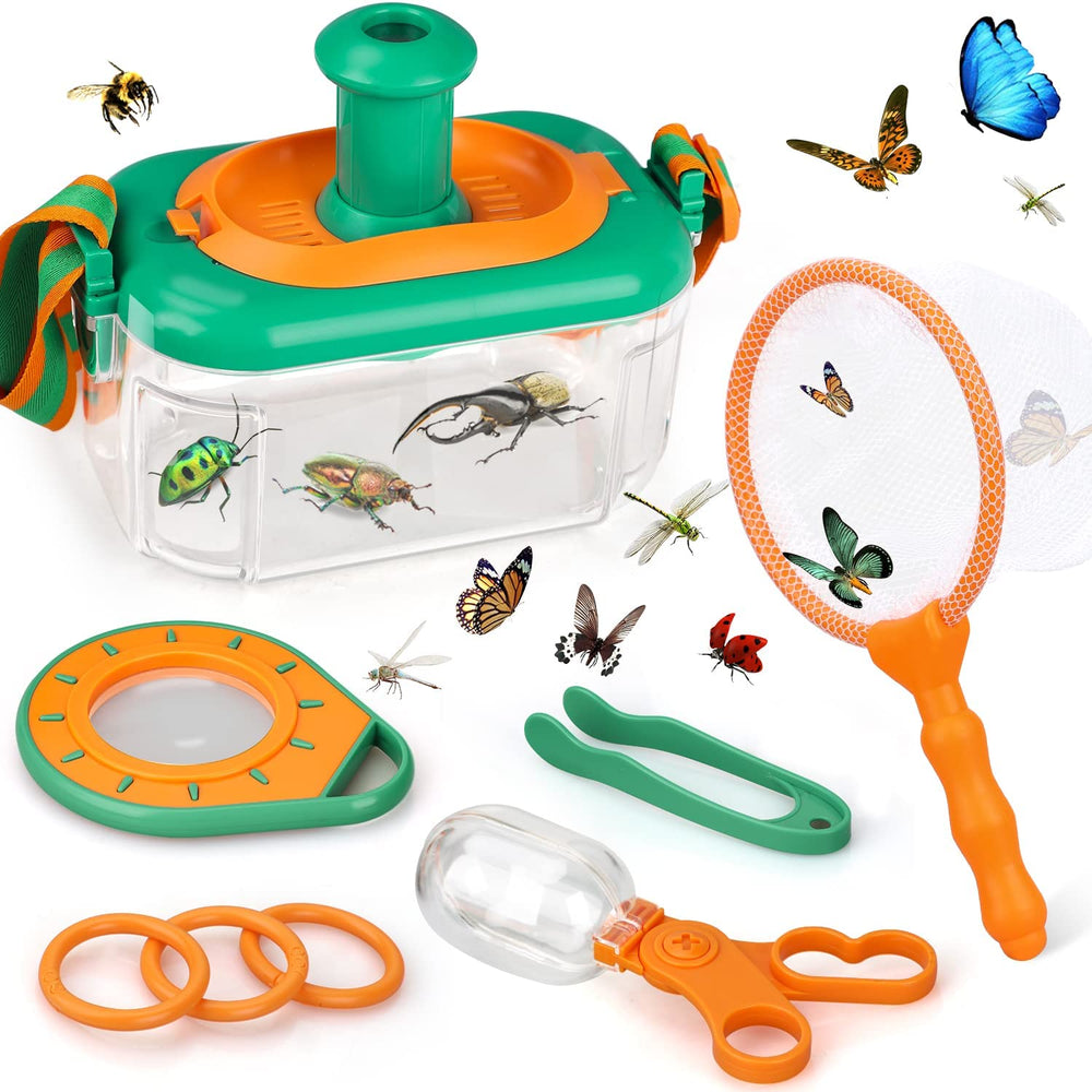 Insecten Onderzoek Set Kinderen – Terrarium & Vergrootglas (3+ Jaar)