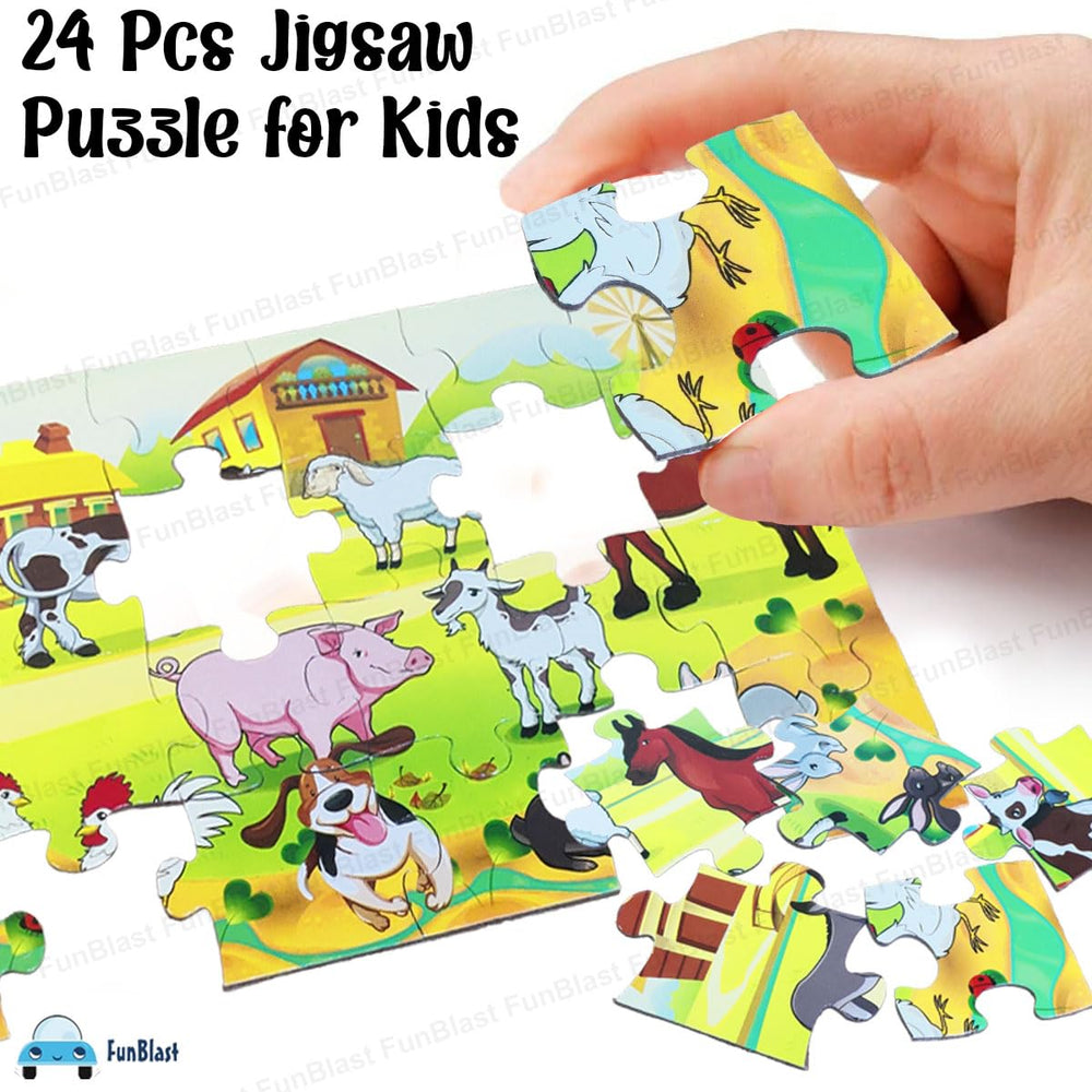 Dierenpuzzel 30 Stuks – Educatieve Kinderpuzzel vanaf 3 Jaar
