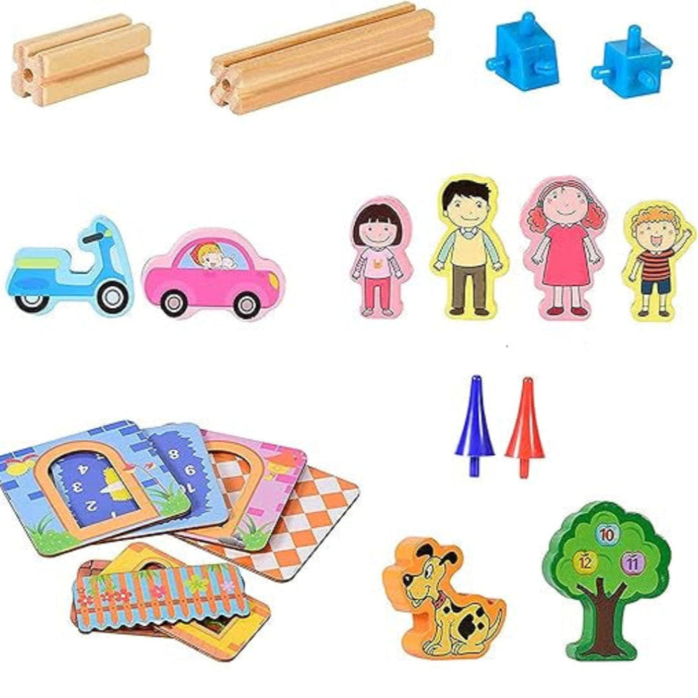 Houten Bouwset voor Kinderen – Duurzame Kastelenbouw met Blokken | WoodWise Creatief Speelgoed 3+ Jaar