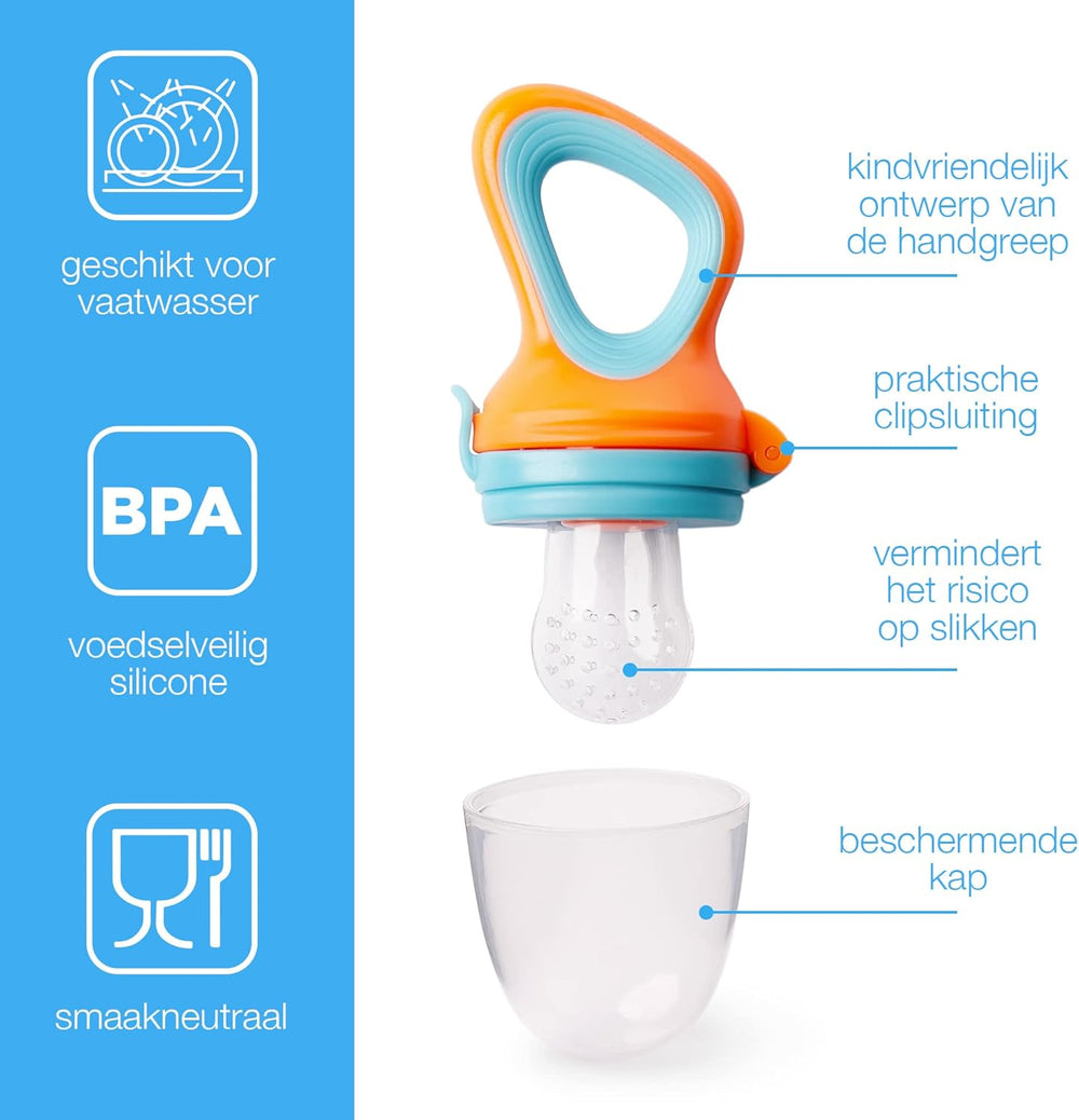 Veilige Voedingsspeen voor Baby's 1+1 gratis – FruityBite van LiloBébé | Ideaal bij Eerste Hapjes & Doorkomende Tandjes