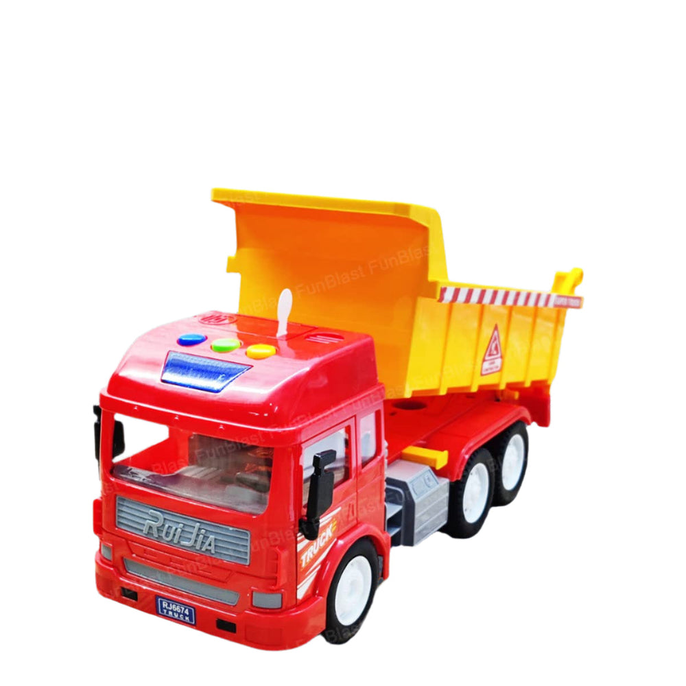 Fricite Kiepwagen voor Kinderen – Licht, Geluid en Sterke Bouwkwaliteit
