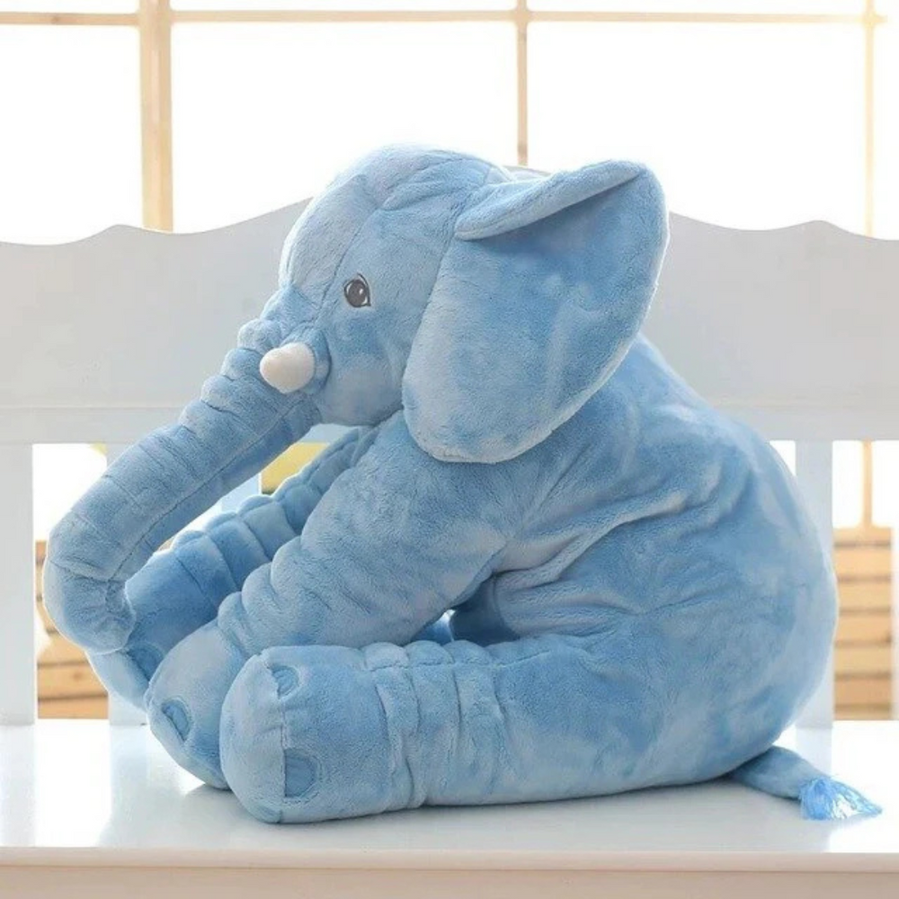 Pluche olifant knuffelkussen – extra zacht, ademende stof, vanaf 0 maanden | babyknuffel