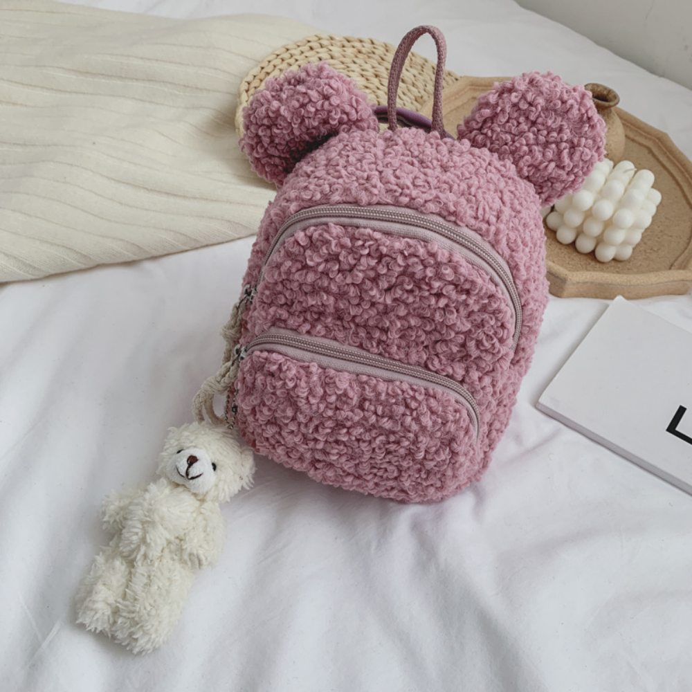 Pluche kinderrugzak met konijn voor meisjes