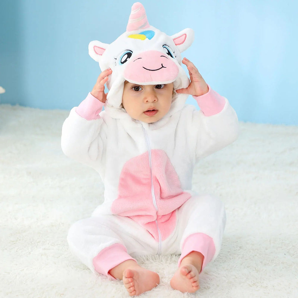 Snorrelie FrostFox – Warme Baby & Peuter Pyjama | Zachte Winter Slaapoverall voor Comfortabele Nachten