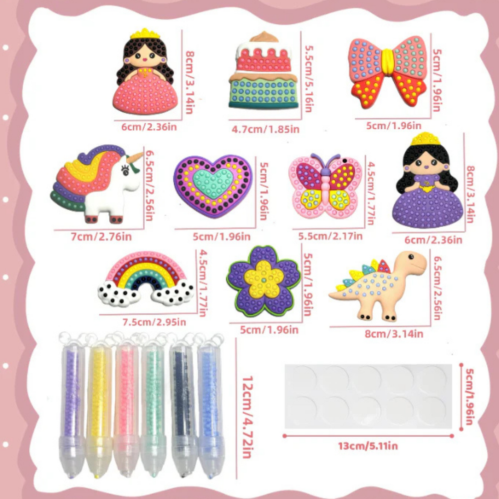 Creatieve Kinder Diamond Painting Set – Knutselplezier met Kralen voor 4+ Jaar