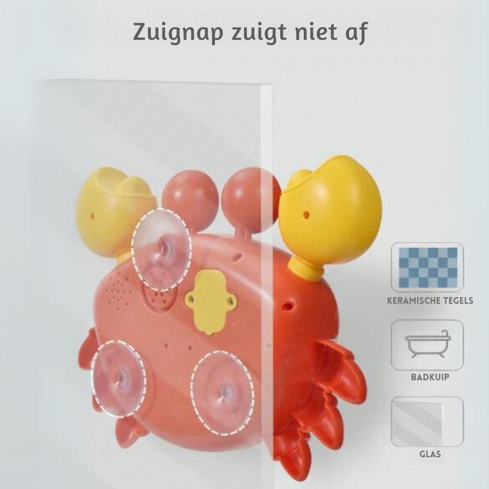 Bad Bellenblaas Krab met Muziek – Interactief Badspeelgoed voor Peuters