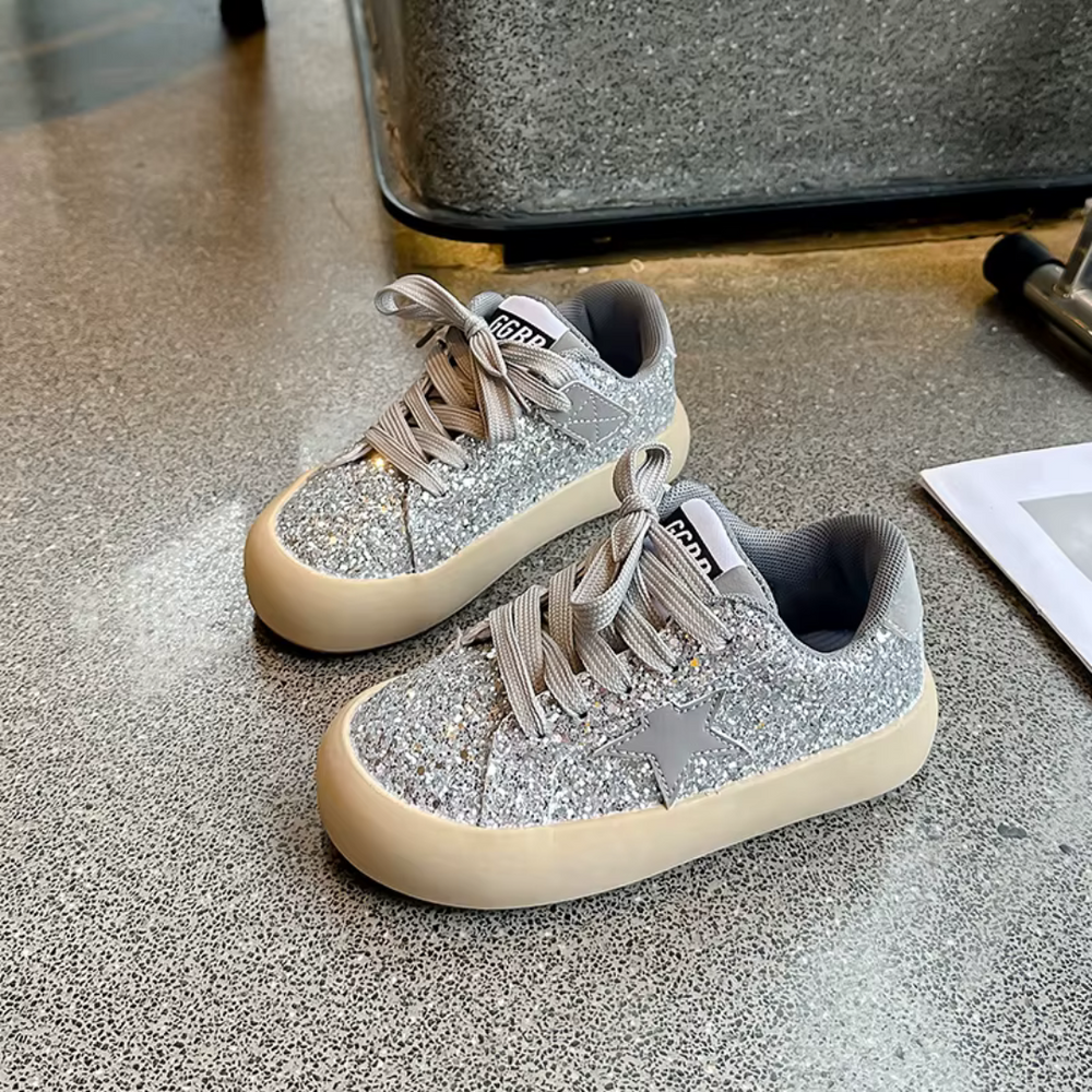 Glitter sneakers meisje | Kinderschoenen met glitters