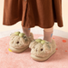 Pluche pantoffels kind met hondensnoet – antislipzool, warme voering, dichte hiel | sloffen