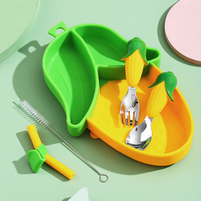 Baby Bord Zuignap – Siliconen Peuterbord met Vakjes