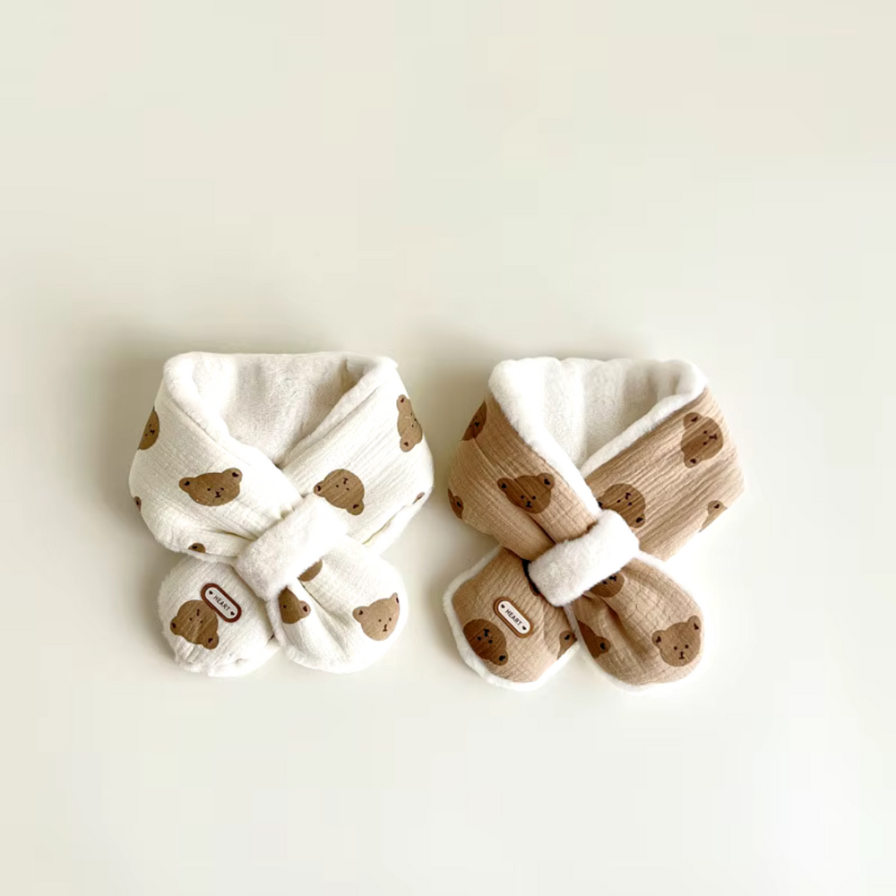 Teddy Bear Kinder Sjaal – Warm, Zacht & Schattig voor Peuters