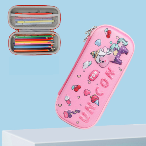 GalaxyPouch 3D Etui – Ruim School Etui voor Kinderen met Uniek Ruimtedesign