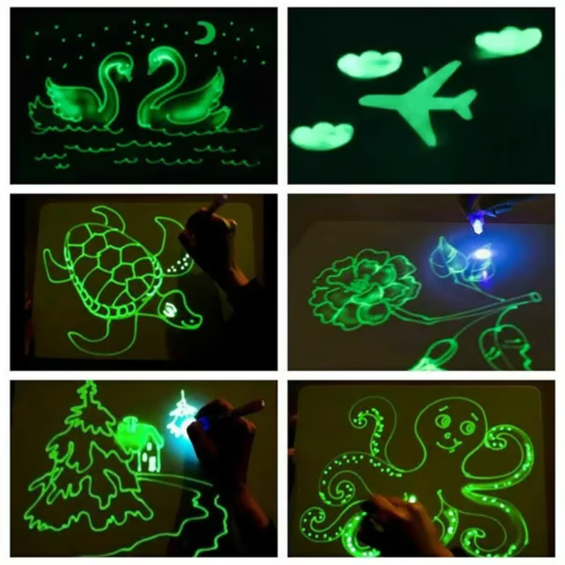 Kidvanta Play LumiDraw Tekentablet voor Kinderen – Herbruikbaar Educatief Tekenbord vanaf 2 Jaar