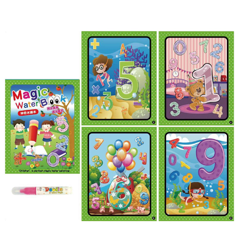 AquaSketch WonderBook – Magisch Herbruikbaar Water Kleurboek voor Kinderen