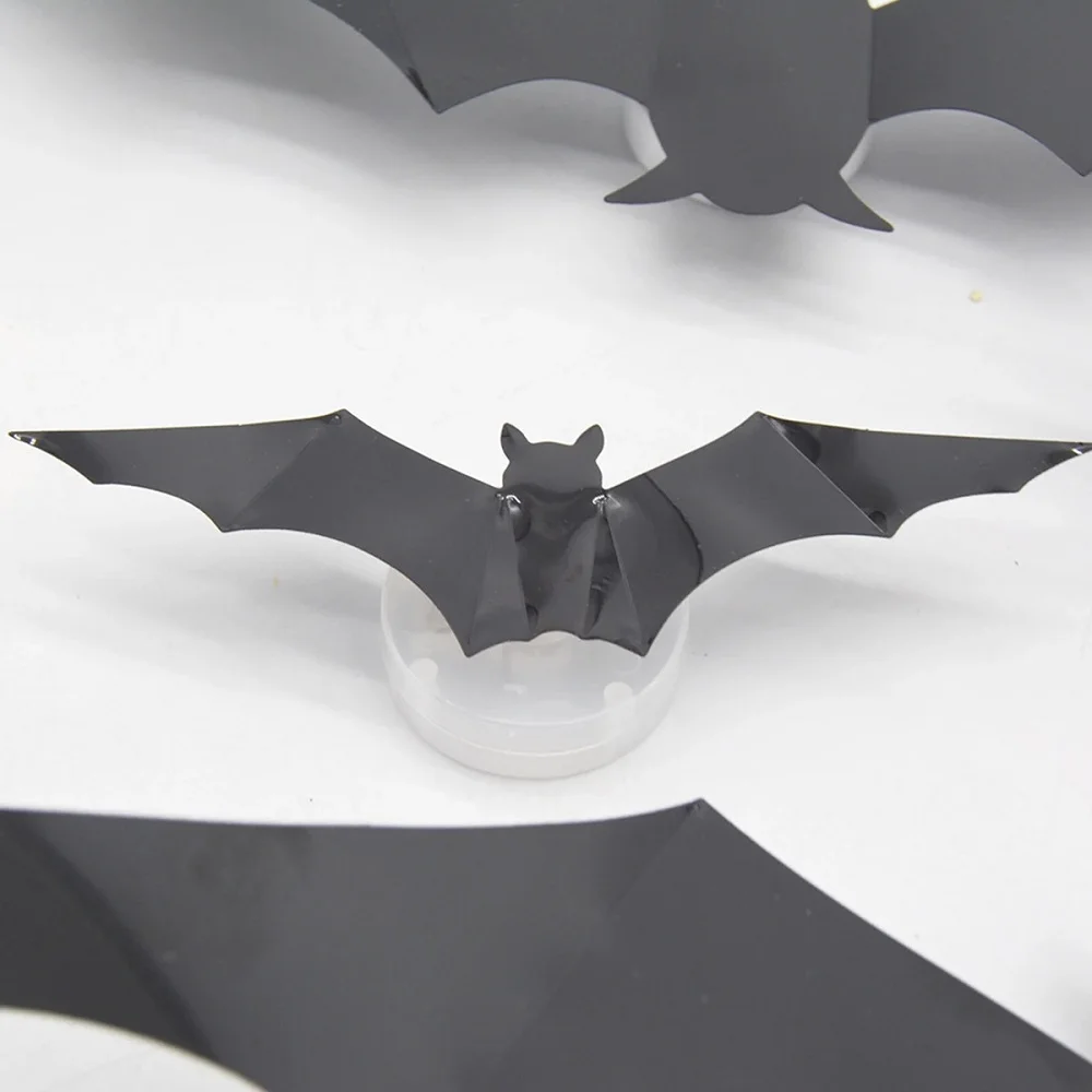 Halloween wanddecoratie met lichtgevende vleermuizen – 3D-effect, voor muur en deur | muurstickers