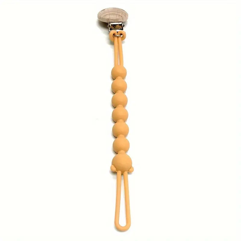 CuddlyClip Speenkoord – Veilig, BPA-vrij & Schattige Beer voor Baby’s en Peuters