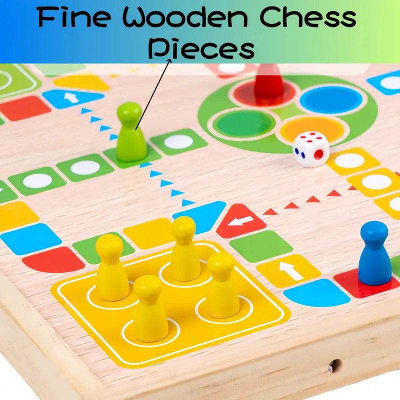 Playvora 2 in 1 Bordspel Set – Educatief Familiespel