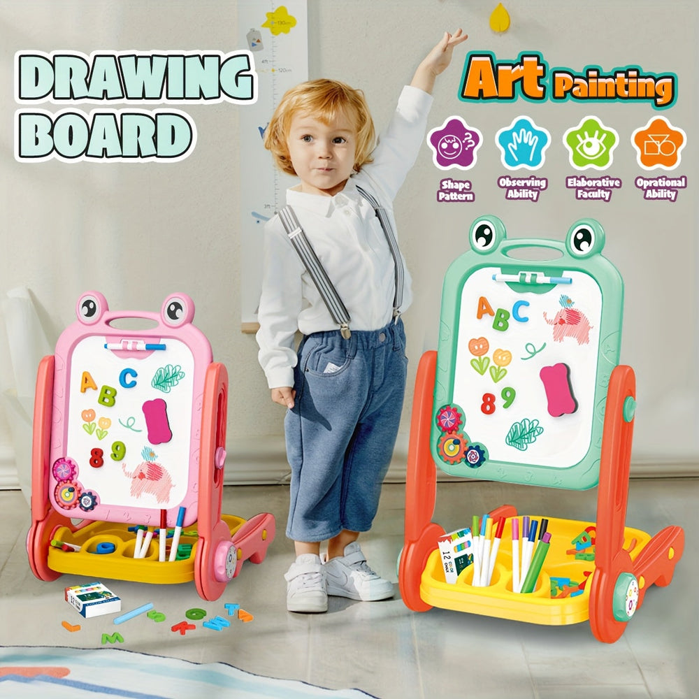 Kinder Tekenbord Magnetisch – Dubbelzijdig Schoolbord met Letters