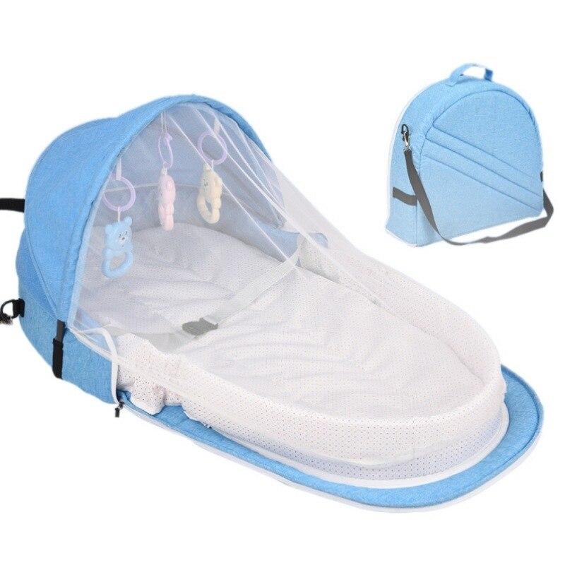 Opvouwbaar Baby Reisbed – Met Muskietennet & Zonnescherm (0–18 maanden)