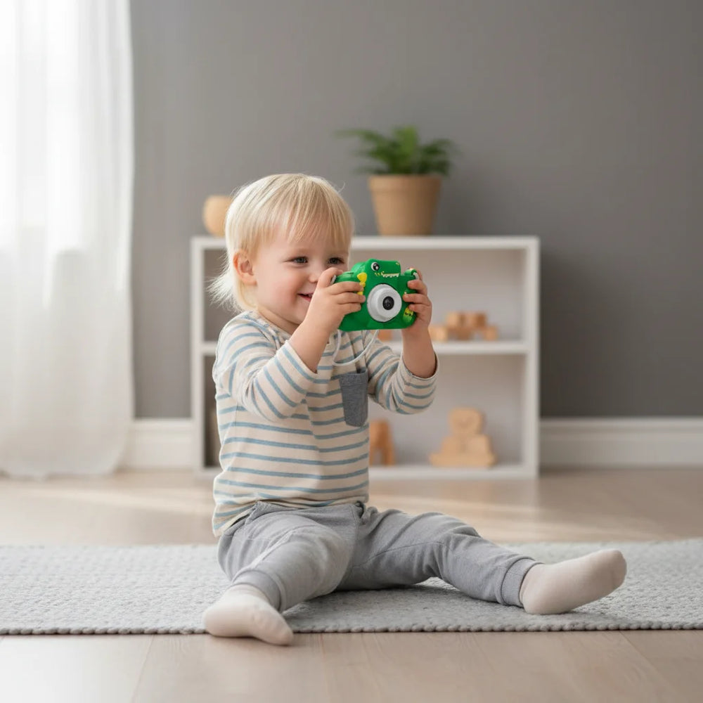 DinoLens Kinder Camera – HD Foto & Video, Speels Dino Design