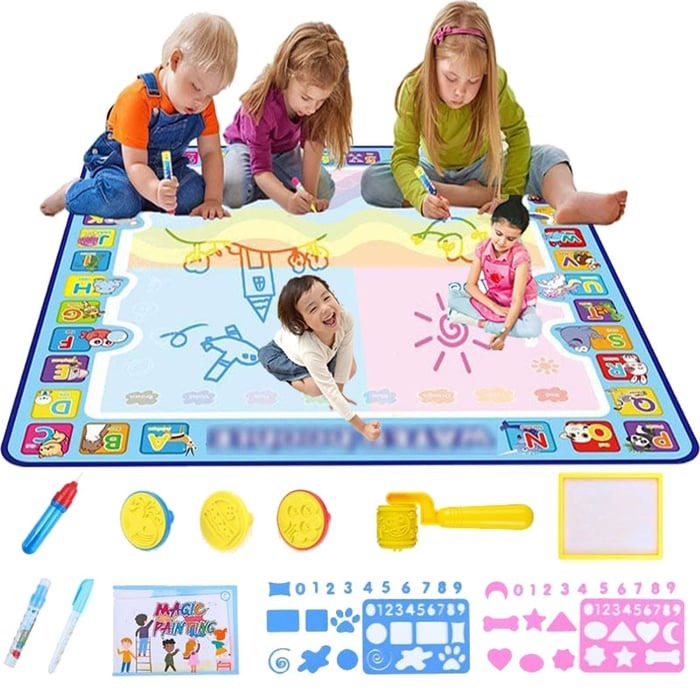 Water Magic Tekenmat voor Kinderen - Rommelvrij Creatief Spel met Waterpen