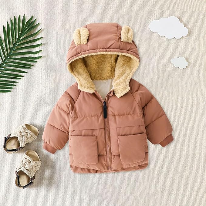 FrostCub Warme Winterjas met Teddyvoering voor Baby’s & Peuters
