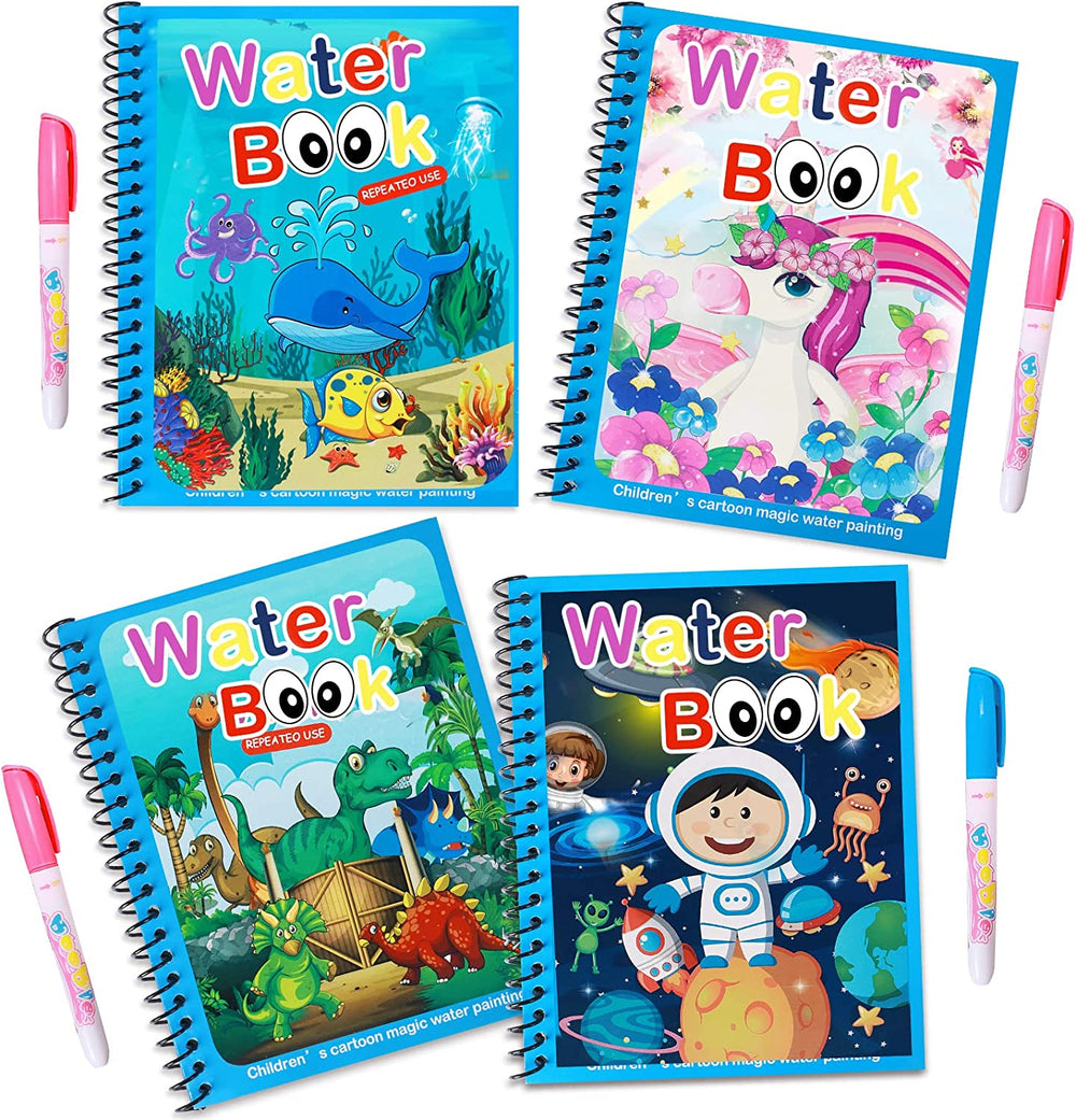 Herbruikbaar Water Kleurboek voor Peuters – Magisch Kleuren Zonder Rommel