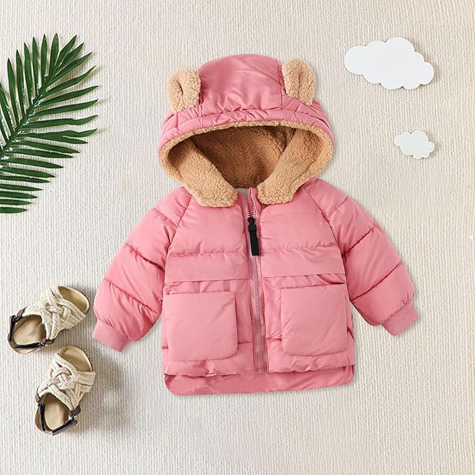 FrostCub Warme Winterjas met Teddyvoering voor Baby’s & Peuters