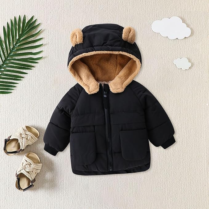 FrostCub Warme Winterjas met Teddyvoering voor Baby’s & Peuters