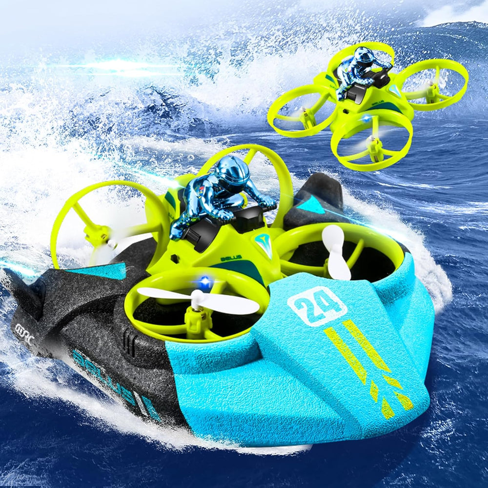 SkyRider – 360° Amfibie RC Drone Auto