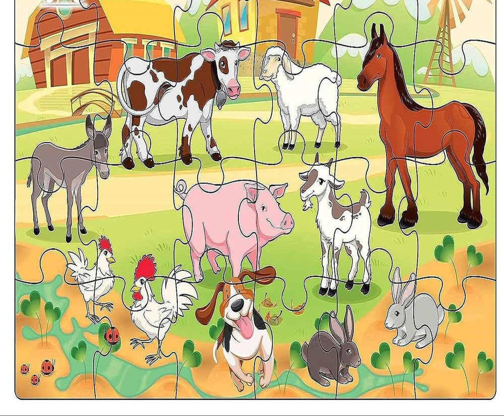 Dierenpuzzel 30 Stuks – Educatieve Kinderpuzzel vanaf 3 Jaar