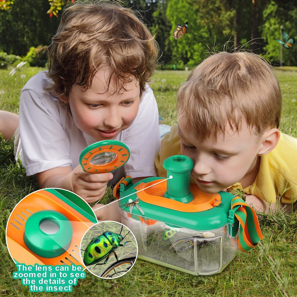 Insecten Onderzoek Set Kinderen – Terrarium & Vergrootglas (3+ Jaar)