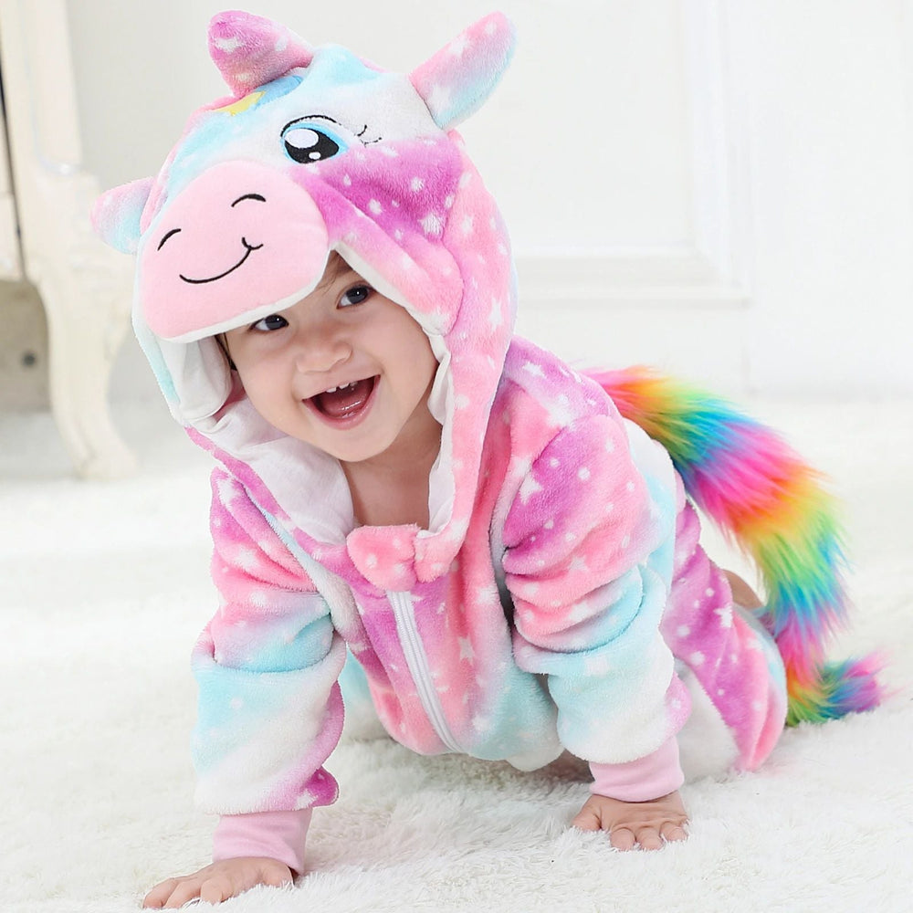 Snorrelie FrostFox – Warme Baby & Peuter Pyjama | Zachte Winter Slaapoverall voor Comfortabele Nachten