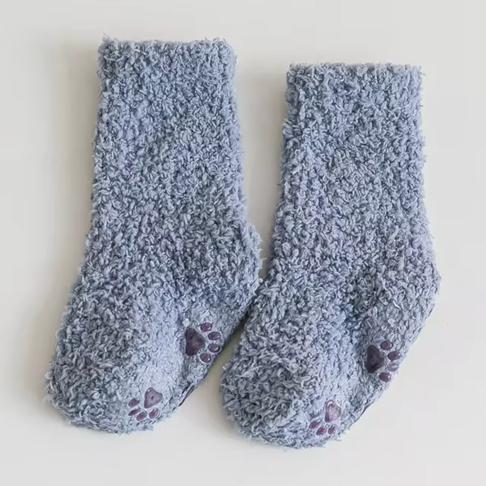 Babysokken Antislip – Warme Fleece Sokken (0–3 Jaar)