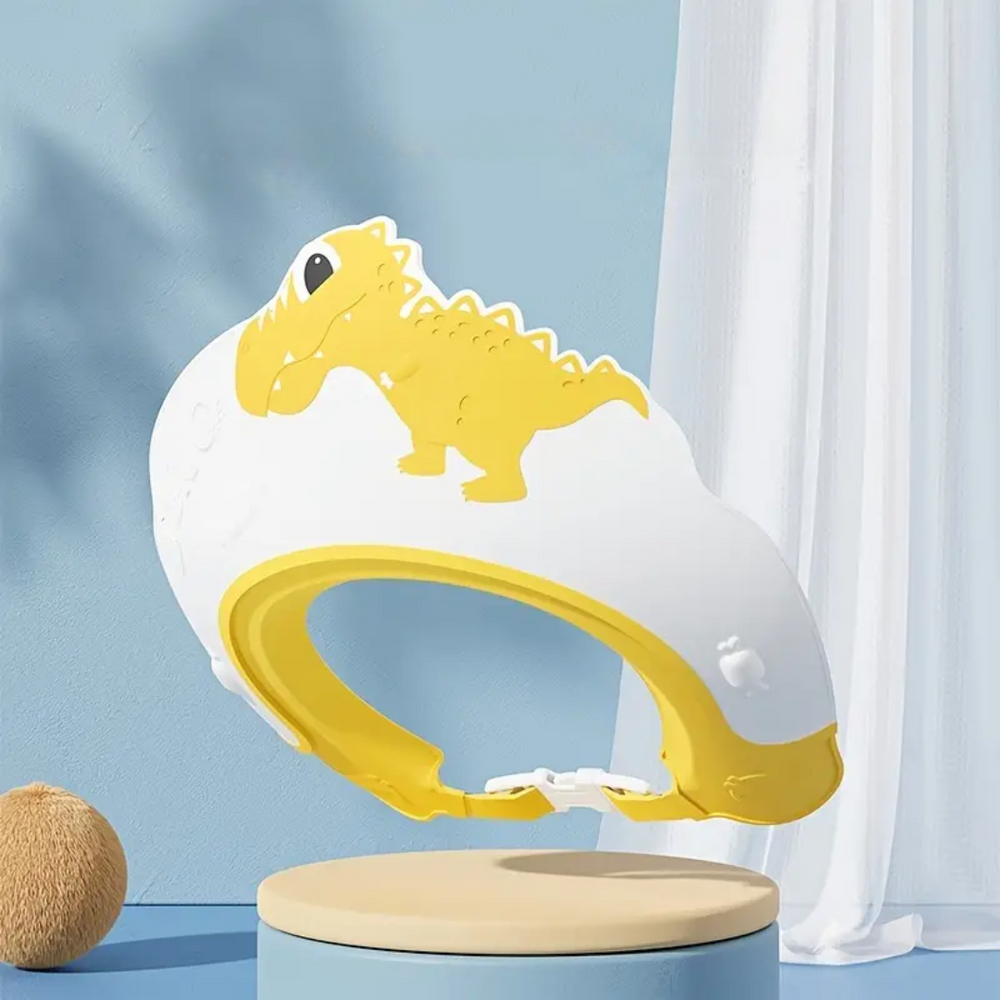 DinoSplash Baby Badmuts – Bescherming tegen Shampoo en Water voor Baby's en Peuters