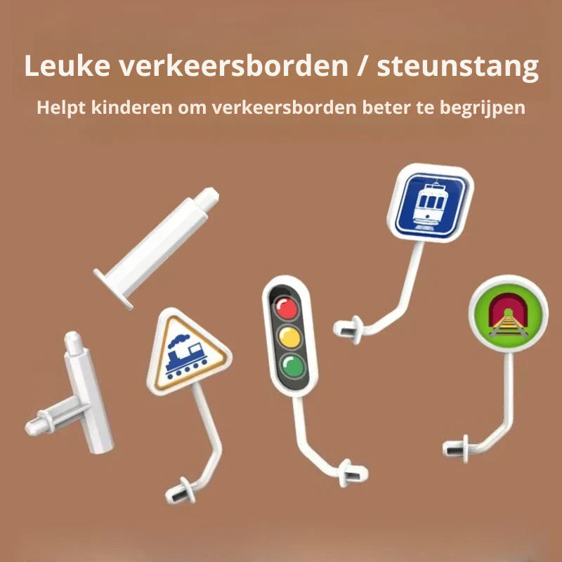 Playvero BuildSphere – Magnetisch Bouw- en Railsysteem voor Creatief en Educatief Speelplezier
