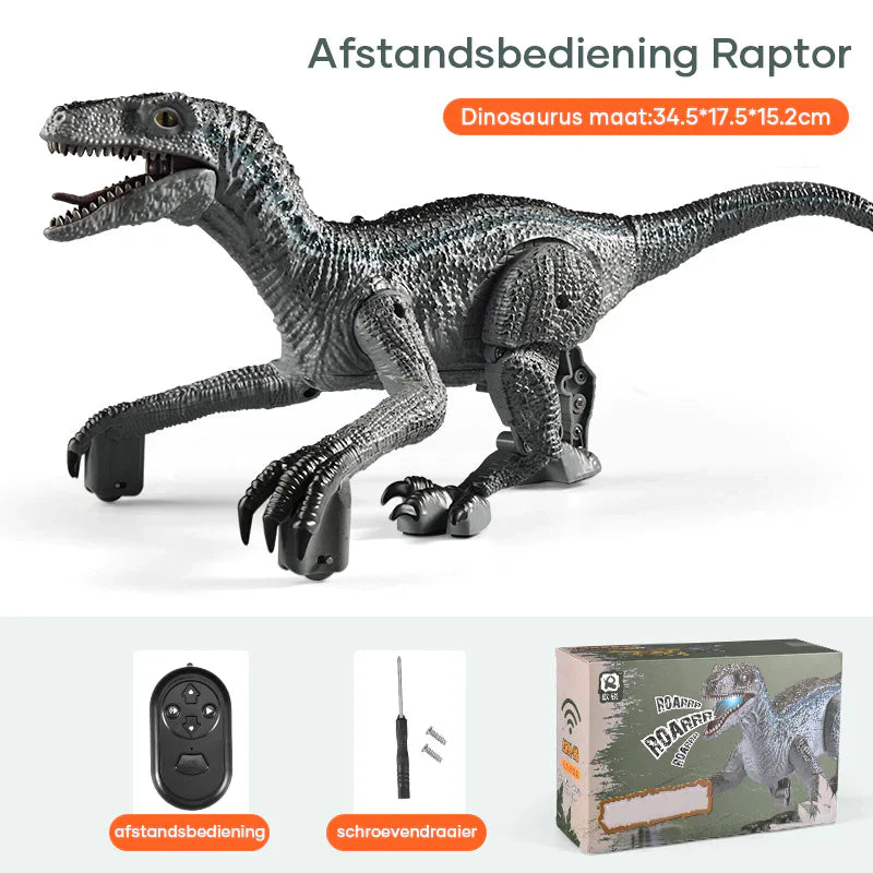 RC Dinosaurus Velociraptor – Realistisch Bewegend met Geluid & Afstandsbediening