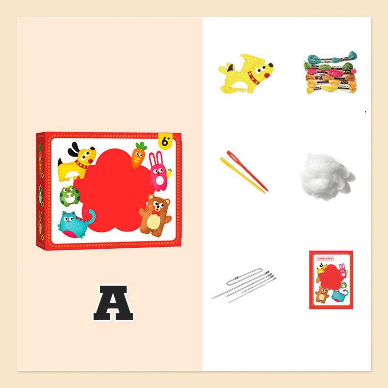 Creatieve Naaikit voor Kinderen – Complete Dieren Knutselset met Garen & Naalden (5+ jaar)