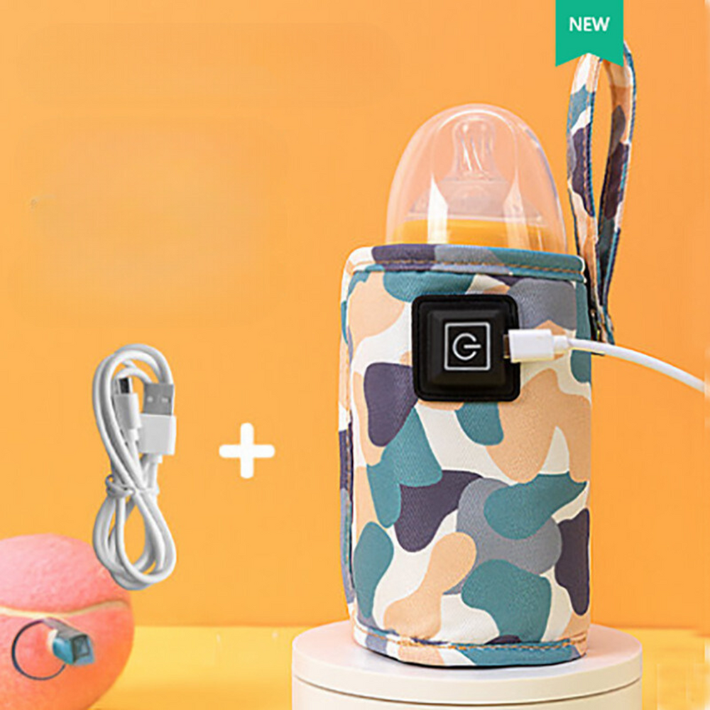Draagbare Babyflessenwarmer – Warm Melk Onderweg in Minuten | USB & Type-C Aansluiting
