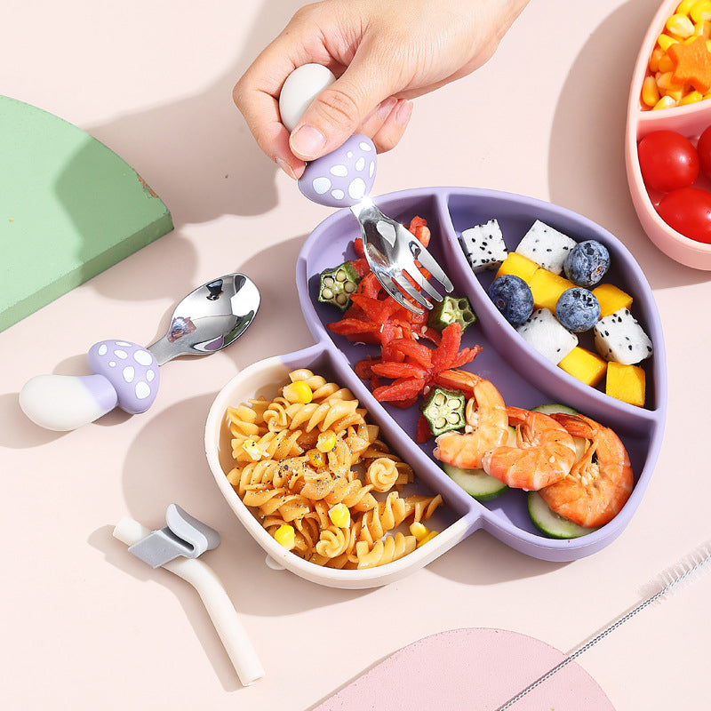 Baby Bord Zuignap – Siliconen Peuterbord met Vakjes