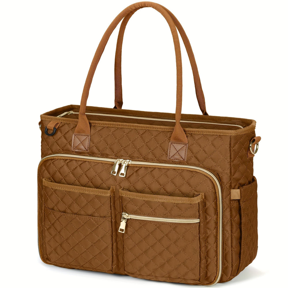 Laptoptas dames 15,6 inch gevoerd – crossbody, isolerend vak, trolleyband | werktas