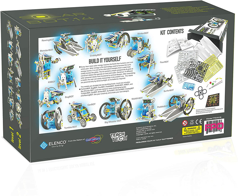 Solar Robot Bouwset Kind – STEM Zonne-Energie Speelgoed 6+