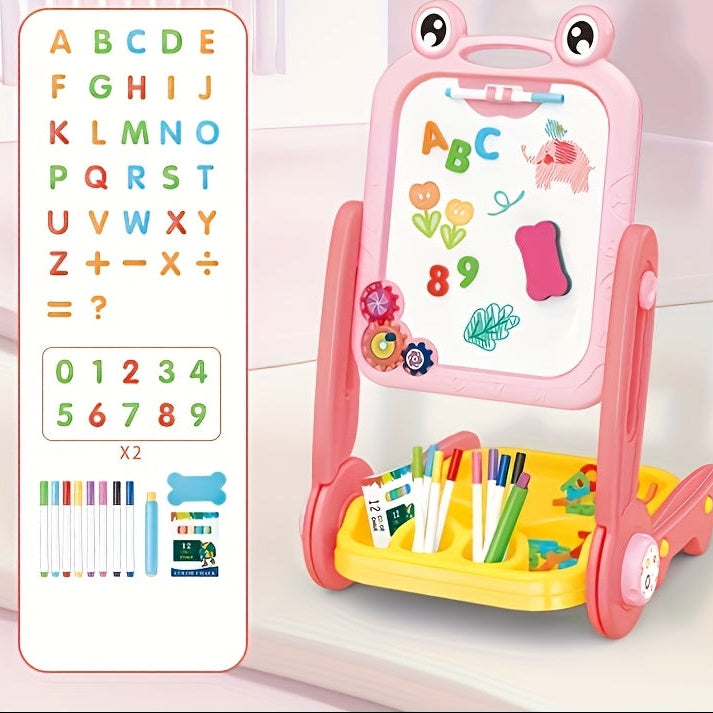 Kinder Tekenbord Magnetisch – Dubbelzijdig Schoolbord met Letters